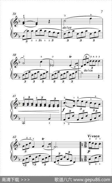 小奏鸣曲（老年大学钢琴教程3）|[意]克列门蒂