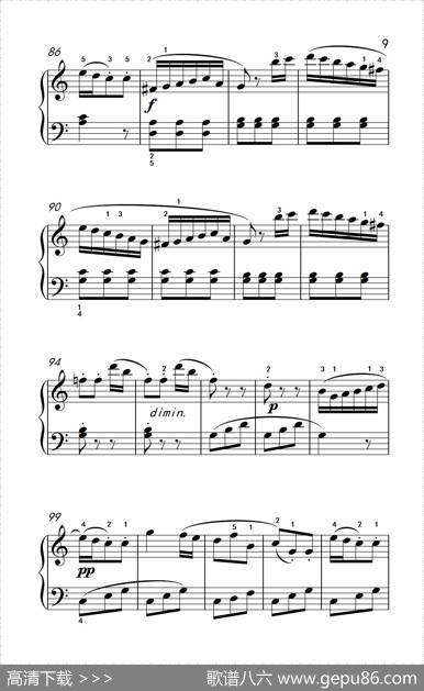 小奏鸣曲（老年大学钢琴教程3）|[意]克列门蒂