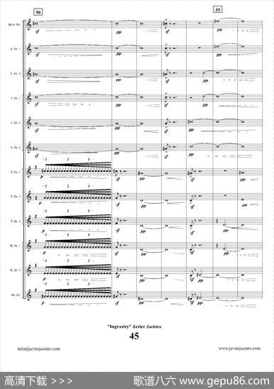 Ingravity（第四乐章）（总谱）|JavierJacinto