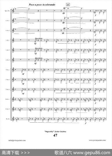Ingravity（第四乐章）（总谱）|JavierJacinto