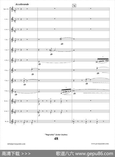 Ingravity（第四乐章）（总谱）|JavierJacinto