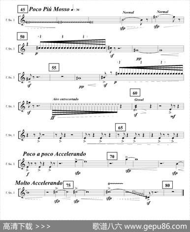 Ingravity（第一乐章）（第一次中音萨克斯分谱）|JavierJacinto