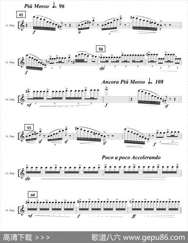 Ingravity（第一乐章）（Saxo萨克斯分谱）|JavierJacinto