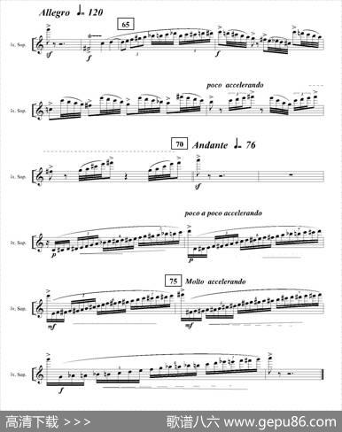 Ingravity（第一乐章）（Saxo萨克斯分谱）|JavierJacinto