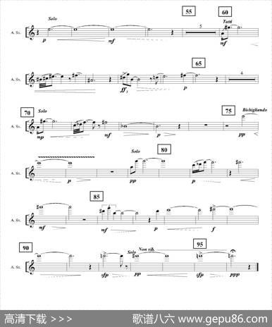 Ingravity（第三乐章）（中音萨克斯分谱）|JavierJacinto