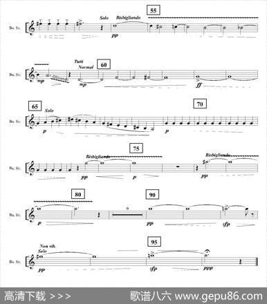 Ingravity（第三乐章）（低音萨克斯分谱）|JavierJacinto