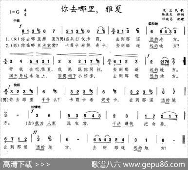 你去哪里，雅夏（波兰）