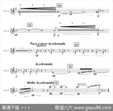 Ingravity（第四乐章）（第三中音萨克斯分谱）|JavierJacinto