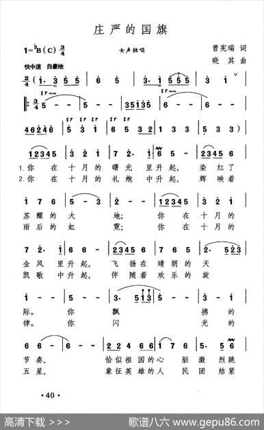庄严的国旗 - 曾宪瑞|晓其