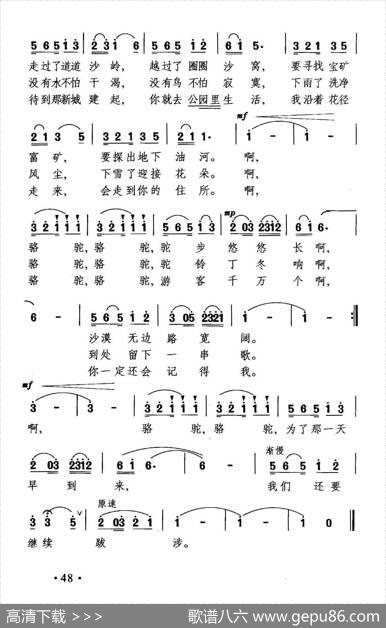 骆驼，骆驼 - 郑南|晓其