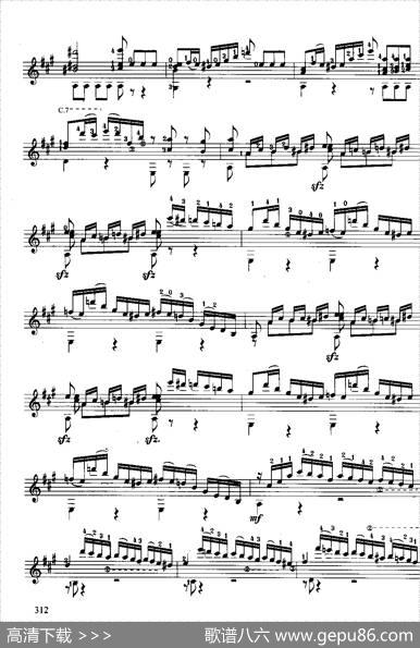 英雄大奏鸣曲（古典吉他）|朱利亚尼