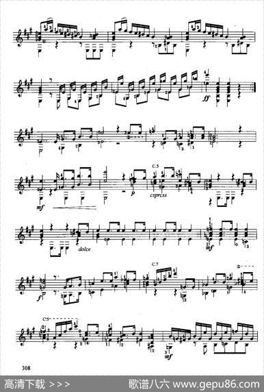 英雄大奏鸣曲（古典吉他）|朱利亚尼