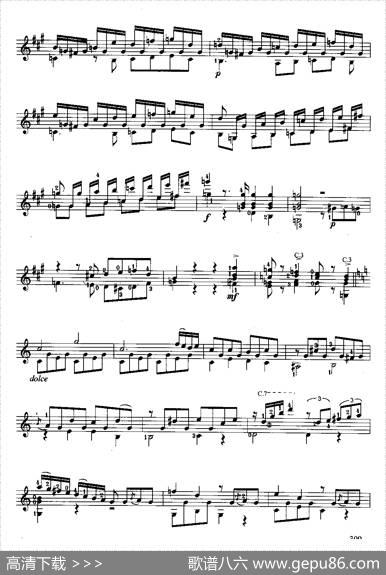 英雄大奏鸣曲（古典吉他）|朱利亚尼