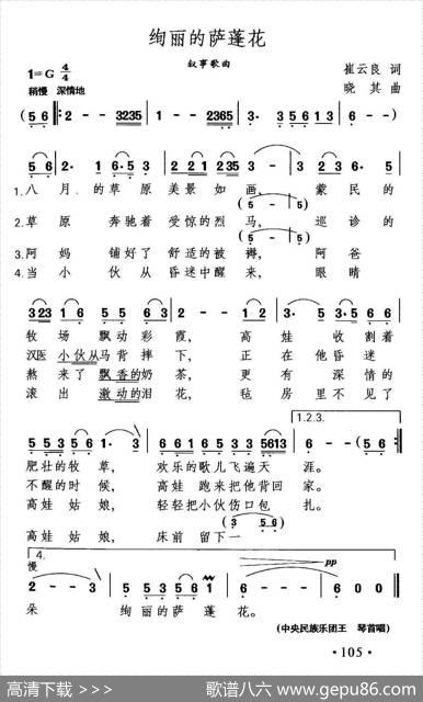 绚丽的萨蓬花 - 崔云良|晓其