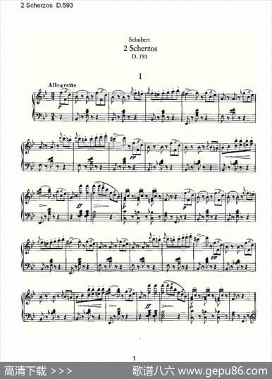 2ScherzosD.593（谐谑曲二D.593）