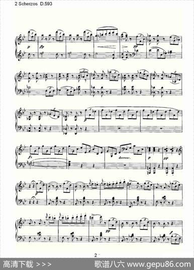 2ScherzosD.593（谐谑曲二D.593）