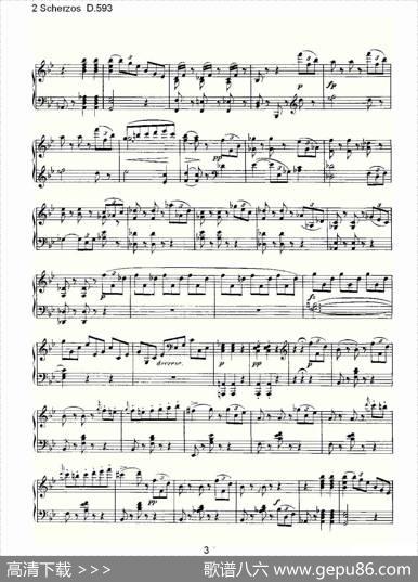 2ScherzosD.593（谐谑曲二D.593）