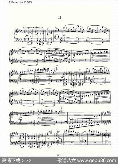 2ScherzosD.593（谐谑曲二D.593）
