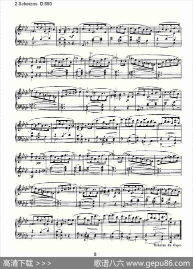2ScherzosD.593（谐谑曲二D.593）
