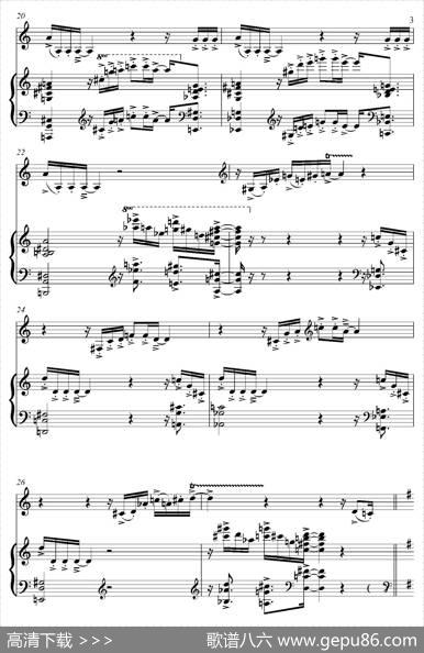 HUMORESKE（中音萨克斯+钢琴伴奏）
