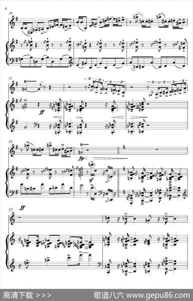 HUMORESKE（中音萨克斯+钢琴伴奏）