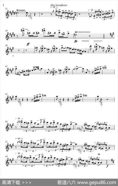 HUMORESKE（中音萨克斯独奏）