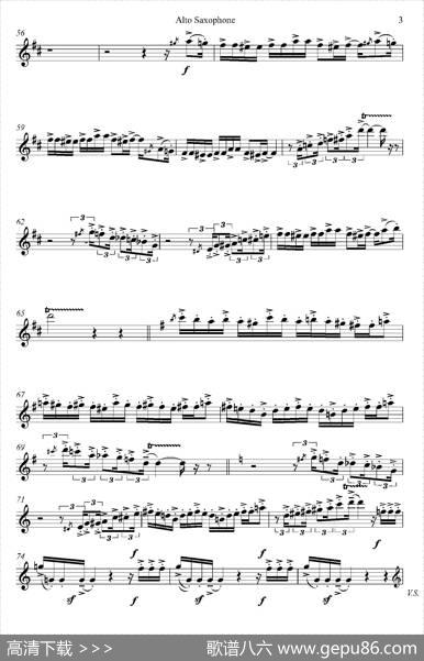 HUMORESKE（中音萨克斯独奏）