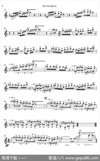 HUMORESKE（中音萨克斯独奏）