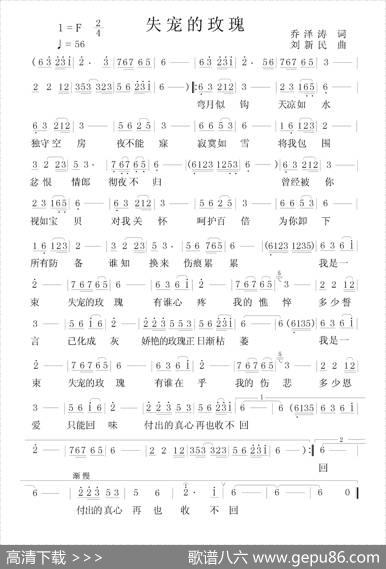 失宠的玫瑰 - 乔泽涛|刘新民
