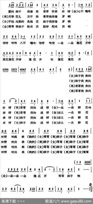 新对花|山东临清民歌