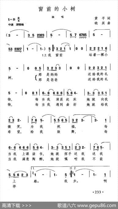 窗前的小树 - 黄平|晓其