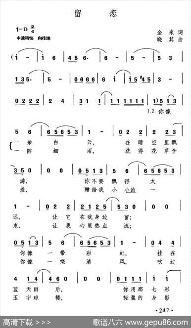 留恋 - 金来|晓其