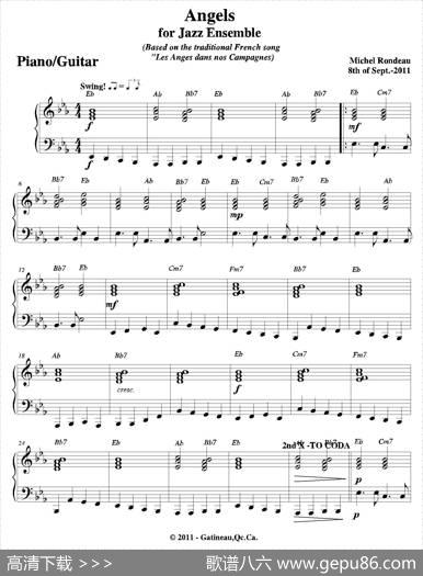 AngelsforJazzEnsemble（钢琴、吉他分谱）