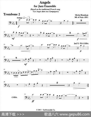 AngelsforJazzEnsemble（第二长号分谱）