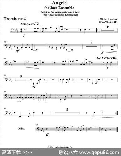 AngelsforJazzEnsemble（第四长号分谱）
