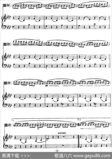 练习曲（中提琴+钢琴伴奏）|[波]肖邦