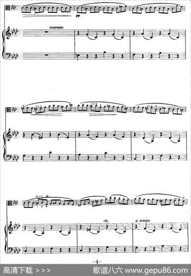 练习曲（中提琴+钢琴伴奏）|[波]肖邦