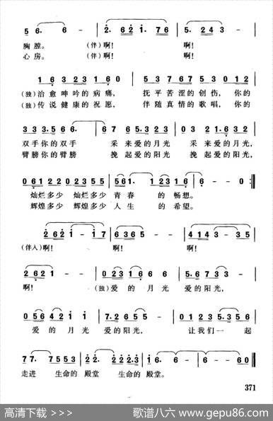 爱的月光爱的阳光（独唱、伴唱） - 朱积聚|珊卡