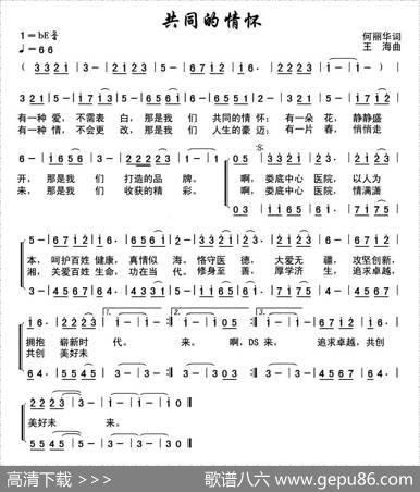 共同的情怀（何丽华词王海曲） - 何丽华|王海