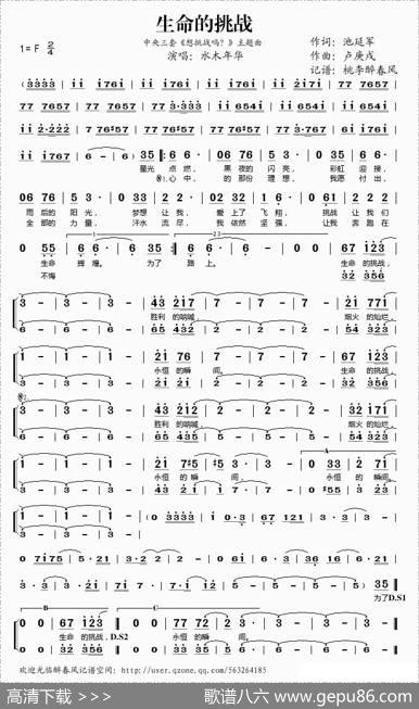生命的挑战 - 池延军|卢庚戌