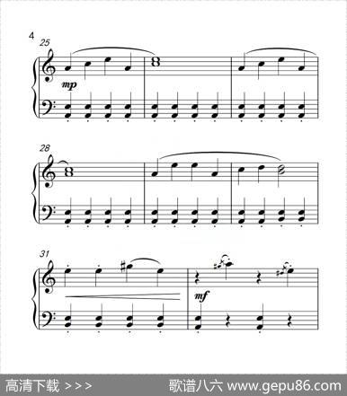 第一级B组小猴走钢丝（中国音乐学院钢琴考级作品1~6级）|韩乐春