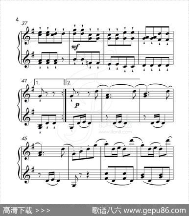 第二级蜂蜜和三叶草（中国音乐学院钢琴考级作品1~6级）|亚当·盖伯尔