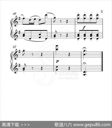 第二级蜂蜜和三叶草（中国音乐学院钢琴考级作品1~6级）|亚当·盖伯尔