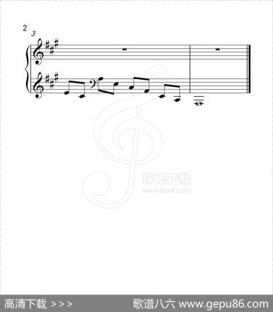 第三级A大调琶音LH（中国音乐学院钢琴考级作品1~6级）