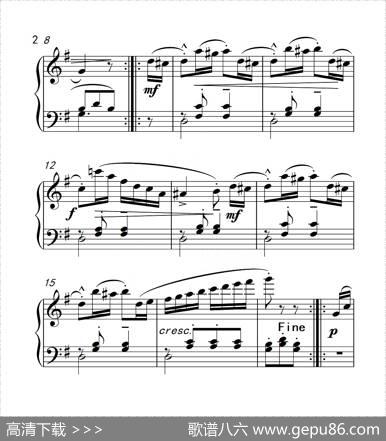 第三级A组练习曲（中国音乐学院钢琴考级作品1~6级）|莱蒙