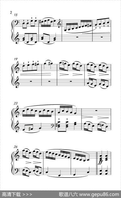 第三级A组小奏鸣曲（中国音乐学院钢琴考级作品1~6级）|斯宾德勒