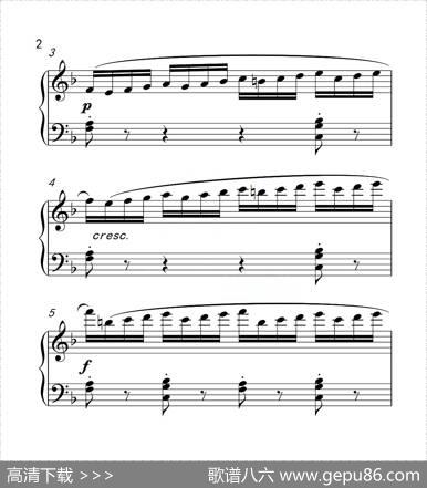 第三级B组练习曲（中国音乐学院钢琴考级作品1~6级）|莱蒙