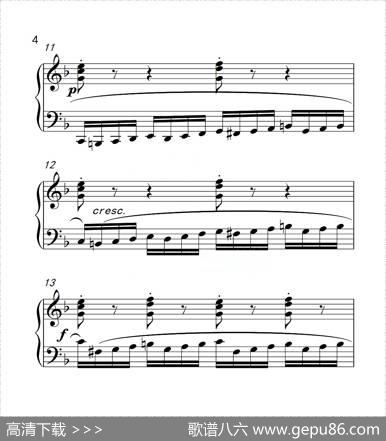 第三级B组练习曲（中国音乐学院钢琴考级作品1~6级）|莱蒙