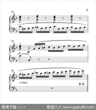 第三级B组练习曲（中国音乐学院钢琴考级作品1~6级）|莱蒙