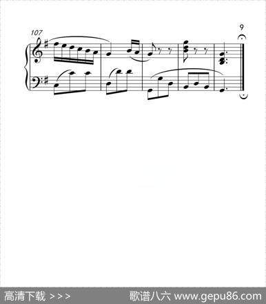 第三级B组小奏鸣曲（中国音乐学院钢琴考级作品1~6级）|克莱门蒂